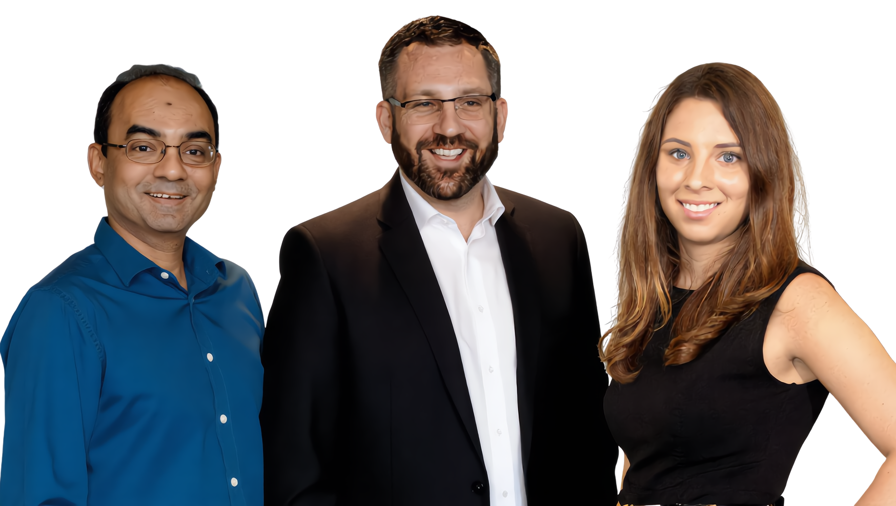 Samir, Sheldon and Jen — founders in the Hall of Fame